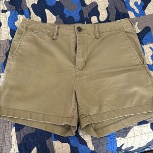 American Eagle Men’s Khaki Shorts, size 30, with 5” Inseam